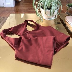 Girlfriend Collective Paloma Sedona color top